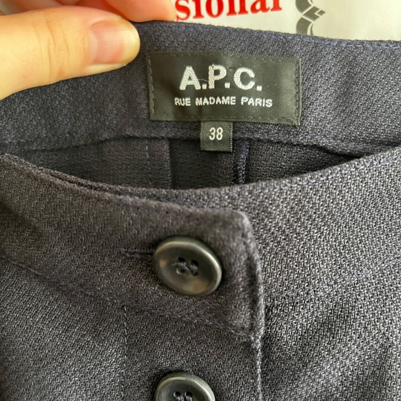 APC Navy Skirt - Picture 4 of 7